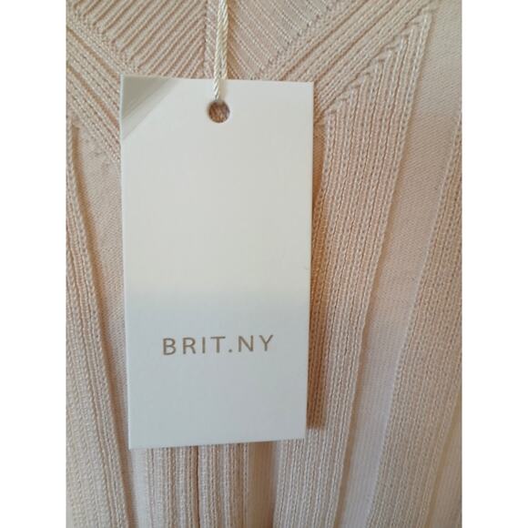 Brit NY Knit Sweater top Light pink new with tags - Picture 4 of 5